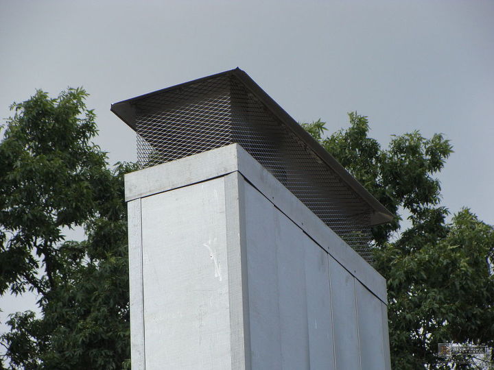 tcsii gutter chimney cap downspouts roof and wall panels, curb appeal, roofing, wall decor