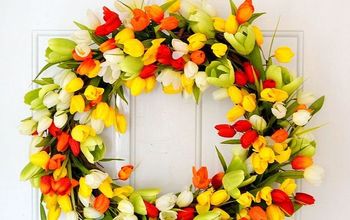 Spring Tulip Wreath