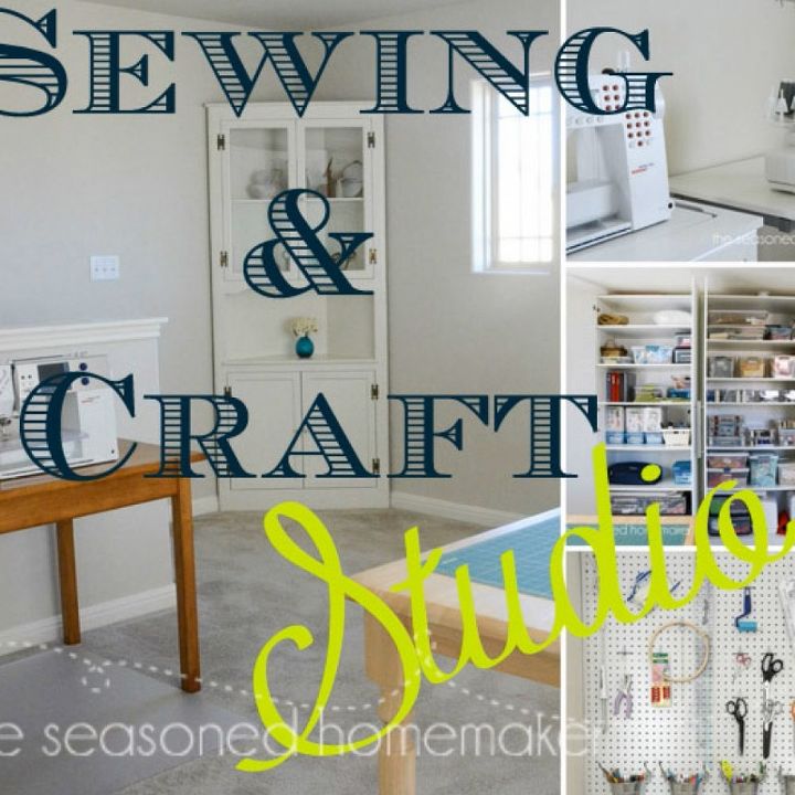 new sewing craft room, craft rooms, storage ideas, Take a tour of my new Sewing Craft Studio
