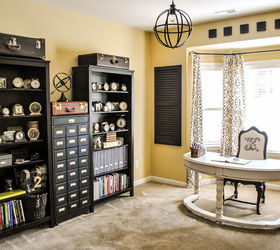 craft room office makeover, craft rooms, home decor, home office