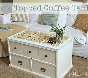 cork topped trunk, crafts, painted furniture, Cork Topped Trunk