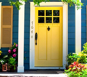 check out these budget friendly ways to create instant curb appeal for under 100, curb appeal, doors, outdoor living, Front Door Curb Appeal