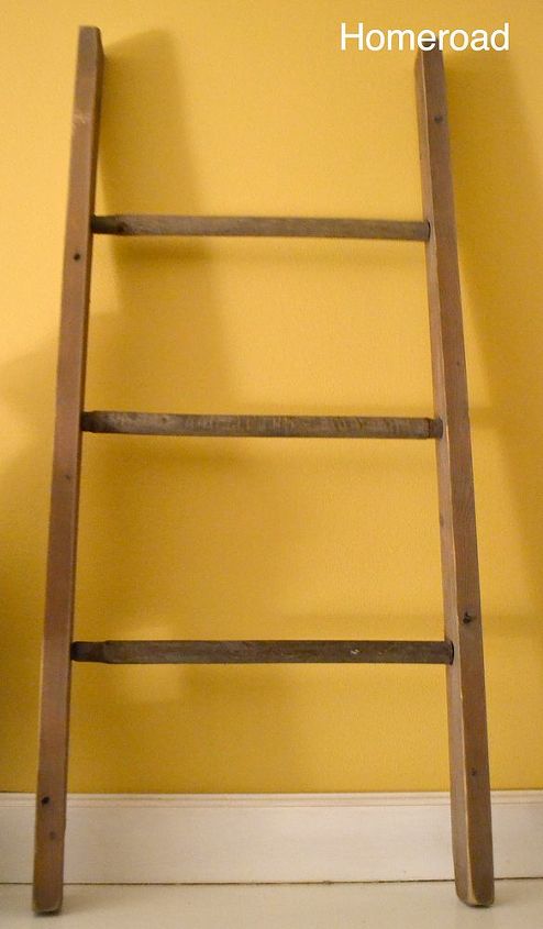 diy ladder for your mantel, home decor