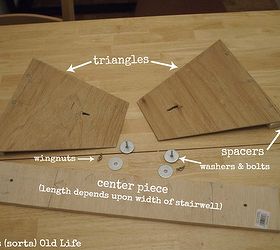 diy stair tread gauge, diy, stairs, woodworking projects