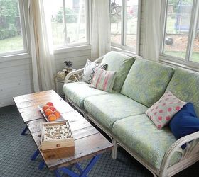 diy sunroom makeover, home decor, painted furniture, DIY Sunroom Makeover