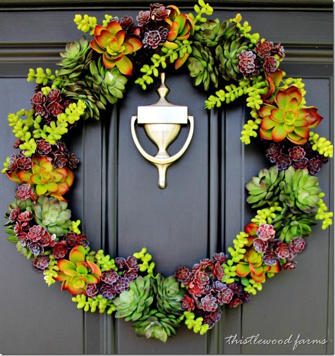 how to make a faux succulent wreath, crafts, wreaths