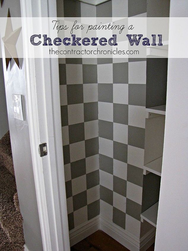 how to paint a checkerboard wall, paint colors, painting, wall decor