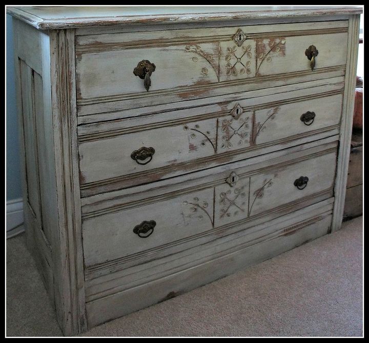 a fix for busted drawers, painted furniture, The first one was tricky to maneuver into the right position It was smooth sailing once we figured out a system We also added magnetic closures to the inside of the cabinets They matched up with the metal lock feature on the drawers