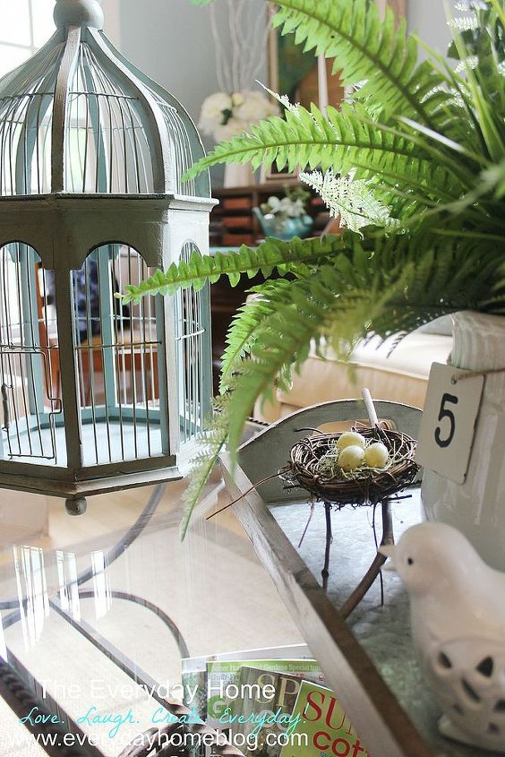 how a birdcage can change your whole room, flowers, home decor, repurposing upcycling