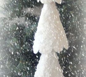snow trees how to, crafts, seasonal holiday decor, Create a winter wonderland and display through the entire winter season