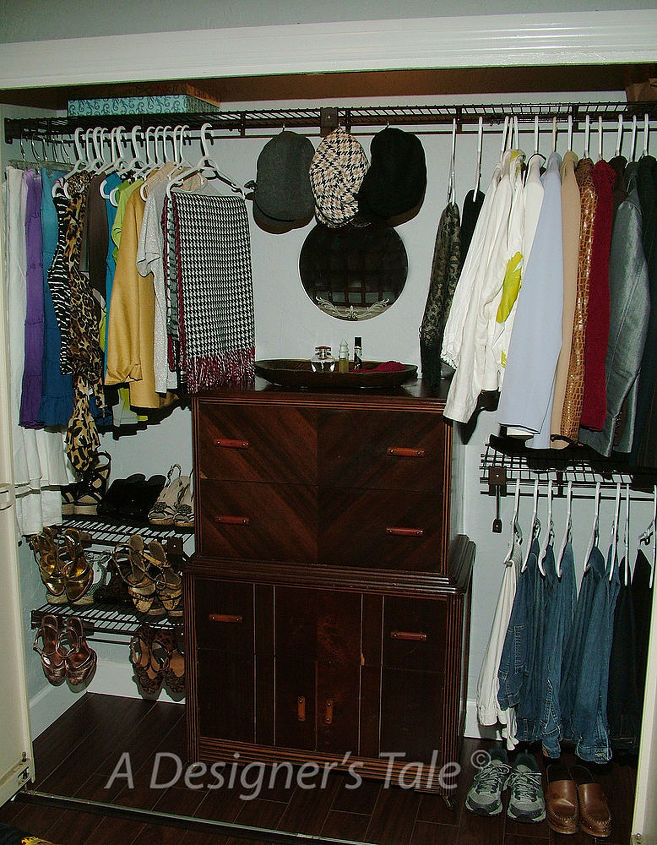 no more clutter, cleaning tips, closet, shelving ideas, storage ideas, Finally the finished closet I LOVE IT