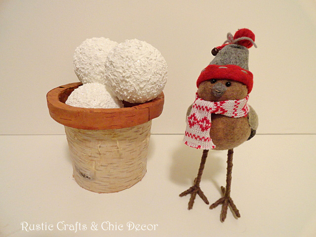 a snowball craft, crafts, seasonal holiday decor