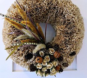 Fall Coffee Filter Wreath