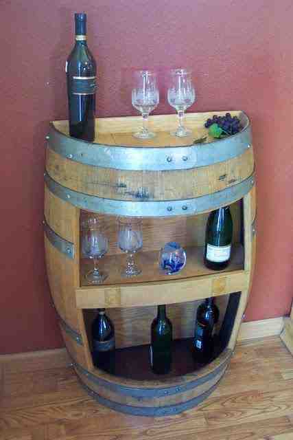 create your own mini bar, repurposing upcycling, storage ideas, Recycle a old barrel into a mini bar can be used as a outside decor and inside home decor