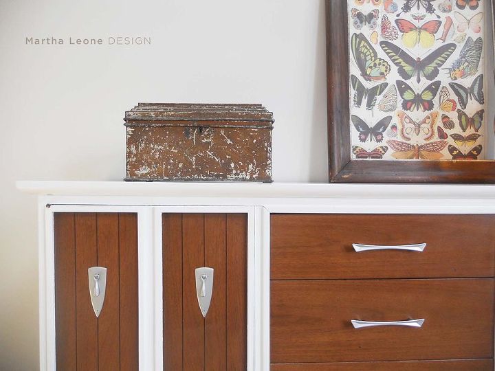 a beautiful look for mid century pieces, home decor, painted furniture