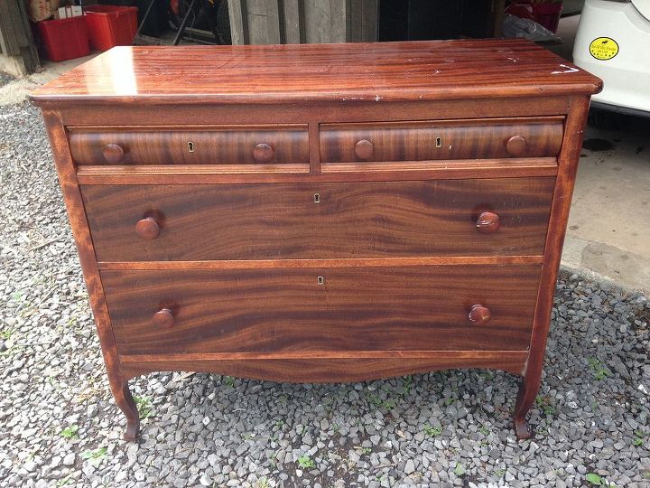 unwanted dresser turned into beautiful bench, diy, painted furniture, repurposing upcycling