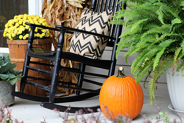 fun and festive fall porch, curb appeal, gardening, outdoor living, seasonal holiday decor, wreaths, My fall 2013 porch
