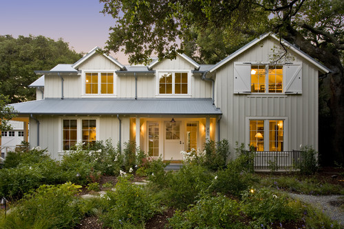 quais cores de pintura externa fazem sua casa parecer maior