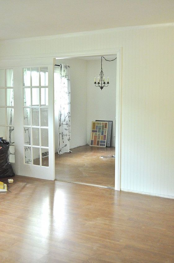 dividing a space with vintage french doors, diy, doors, home decor, After There is still plenty of walk through space but now there are more options for furniture placement and light still passes through