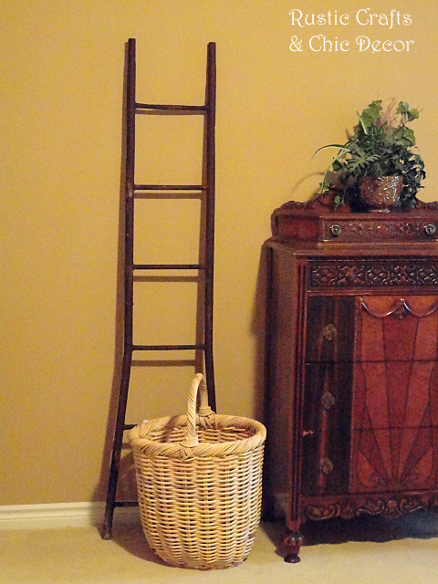 decorating with a ladder, home decor, repurposing upcycling