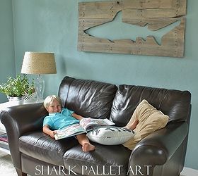 diy pallet art, home decor, pallet, Shark Pallet Art Repurposing pallet or reclaimed wood to create beautiful artwork and home decor