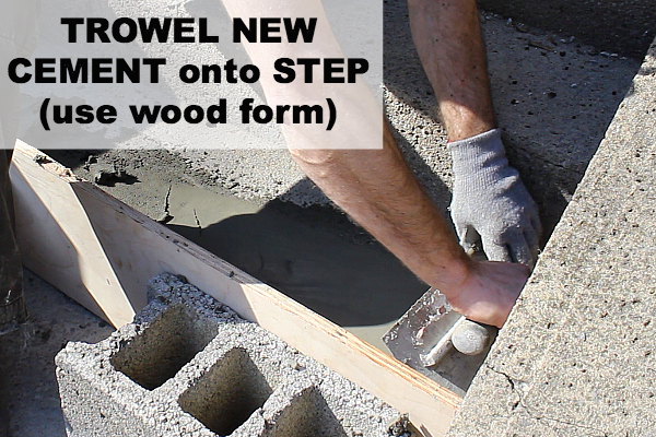 reparacin de escalones de cemento recupere el atractivo de la acera en un da