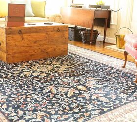 a rug purchase can easily update a room, flooring, home decor, living room ideas, This is the room with our Persian rugs before we made the switch to seagrass