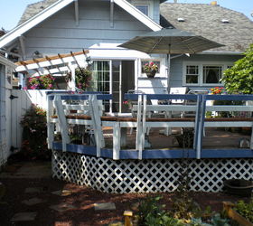 my backyard garden, flowers, gardening, outdoor living, The deck