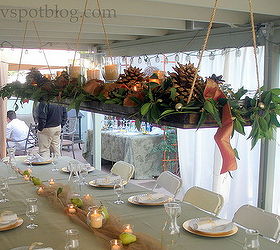 an easy to make hanging centerpiece, seasonal holiday d cor, thanksgiving decorations