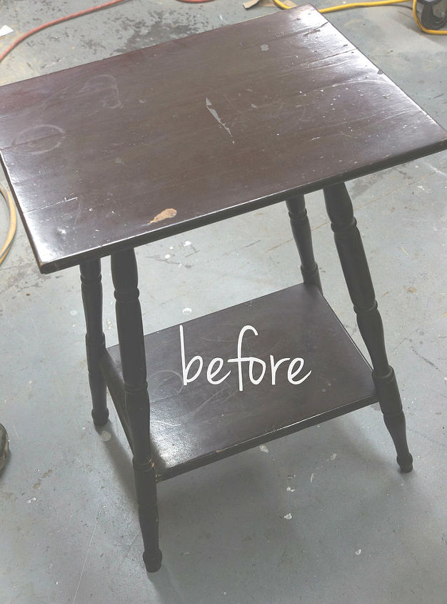 using an orbital sander to create planked effect, painted furniture, rustic furniture
