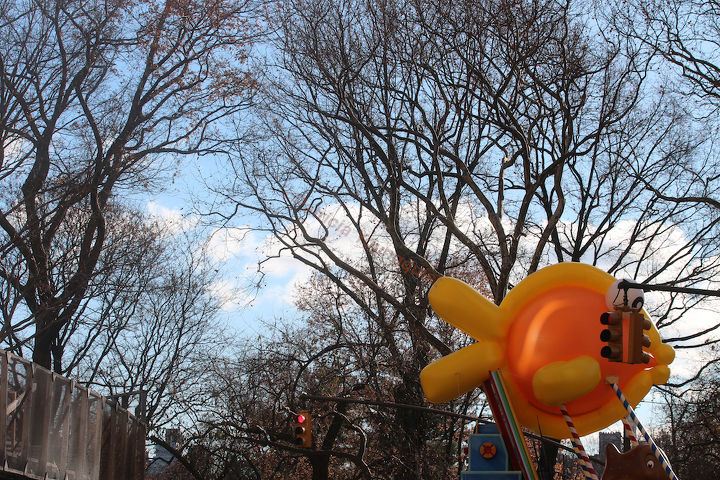 id needed re characters in entertainment, seasonal holiday d cor, thanksgiving decorations, An unidentified school of fish march swim out of water in Macy s 2013 Thanksgiving Parade View Four at CPW Image featured