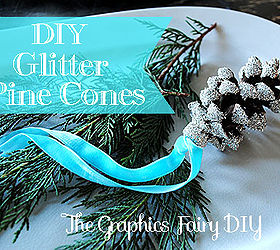 diy glitter pine cones, christmas decorations, crafts, seasonal holiday decor, Glitter Pine cones