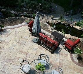 ponds and waterfalls, landscape, ponds water features, Large scale pond and patio job in Shorewood IL