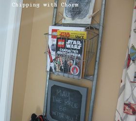 turning an old metal ladder into a hook rack and more, bedroom ideas, repurposing upcycling, turned upside down and backwards