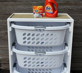 diy mobile laundry station, cleaning tips, closet, diy, how to, laundry rooms, painting, woodworking projects