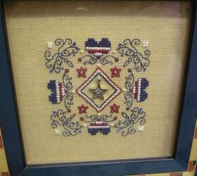 images of my needlework, crafts, Cool little Americana pattern I believe that this is by Sweetheart Tree