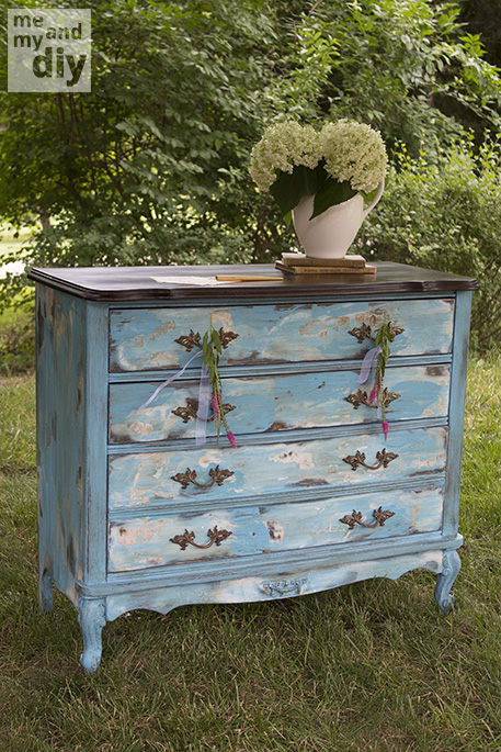 10 diy transformations, painted furniture, French Provincial Transformation via Me and My DIY