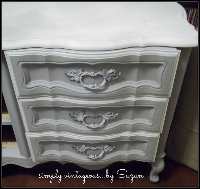 before and after french provincial annie sloan chalk paint, chalk paint, painted furniture, close up
