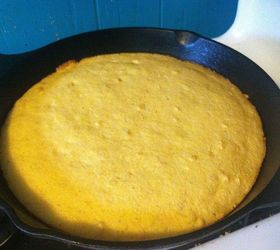 season cast iron with coconut oil, a well seasoned cast iron skillet will be black rather than grey doesn t that skillet corn bread look good the dark color means it s naturally non stick