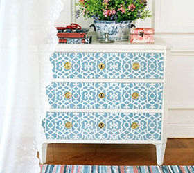 top 10 furniture stenciling tips, painted furniture, See the full 10 tips here