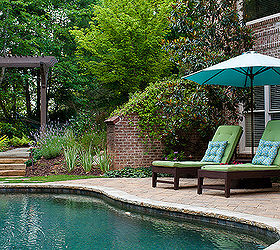 recent outdoor living project, outdoor living, pool designs