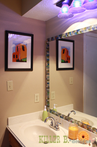 Mosaic Tile Framed Mirror Hometalk