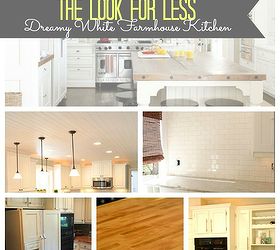 5 ways to get this look dreamy white farmhouse kitchen, home decor, kitchen design