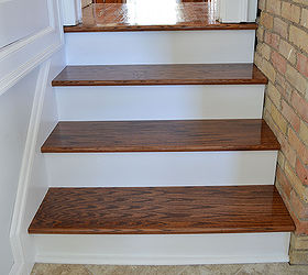 stairway to heaven, flooring, foyer, kitchen design, woodworking projects, The new stairs sans gap