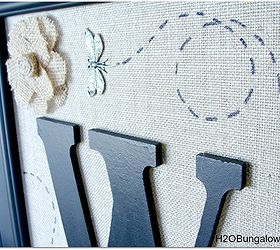 diy burlap flower monogram, crafts, Learn how to make the flight pattern of the dragonfly