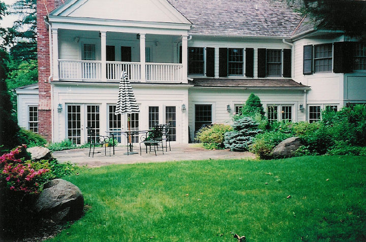 drab to fab, landscape, outdoor living, Before TRD Designs