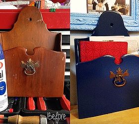 tips for upcycling thrift finds a mail holder gets a diy makeover, painting, repurposing upcycling, Photo courtesy of dihuntress com