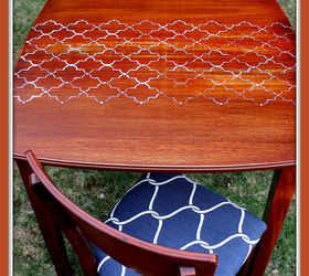nautical table and chairs makeover and anniversary, outdoor furniture, painted furniture