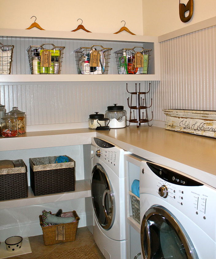 lavanderia embutida, Organizado e funcional
