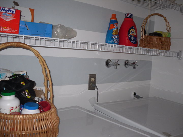 laundry room makeover, laundry rooms, storage ideas, After